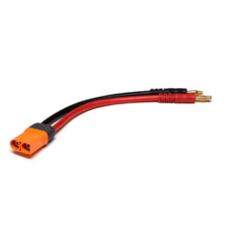 Spektrum SPMXCA504 Adapter: IC5 Device / 4mm Male Bullets 6 10AWG