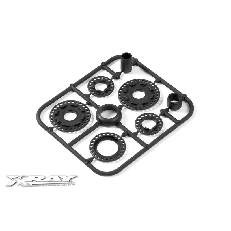 Xray XRA345800 COMPOSITE BELT PULLY COVER SET