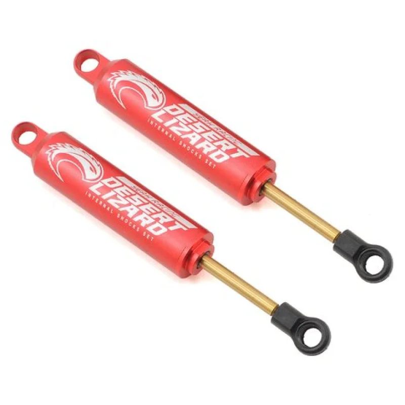 Yeah Racing YEADDL090RD 90mm Desert Lizard Two Stage Internal Spring Shock (2) (Red)