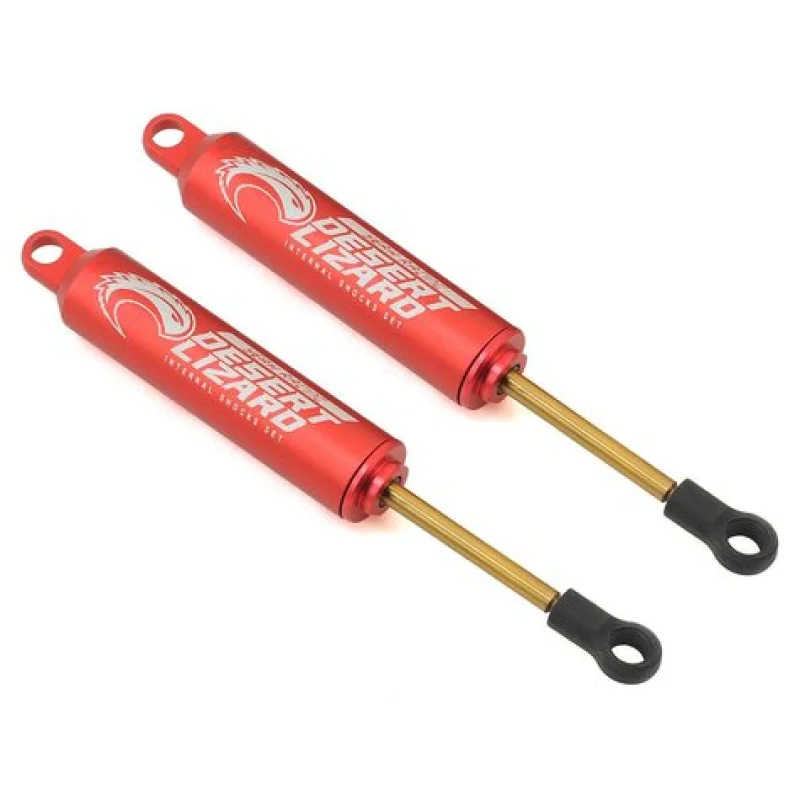 Yeah Racing  YEADDL100RD 100mm Desert Lizard Two Stage Internal Spring Shock (2) (Red)