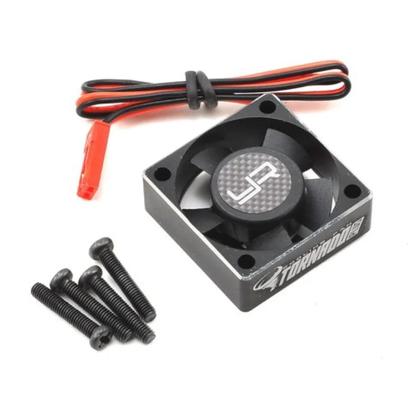 Yeah Racing YEAYA0472BK 30x30x10mm Aluminum “Tornado Plus” High Speed Cooling Fan
