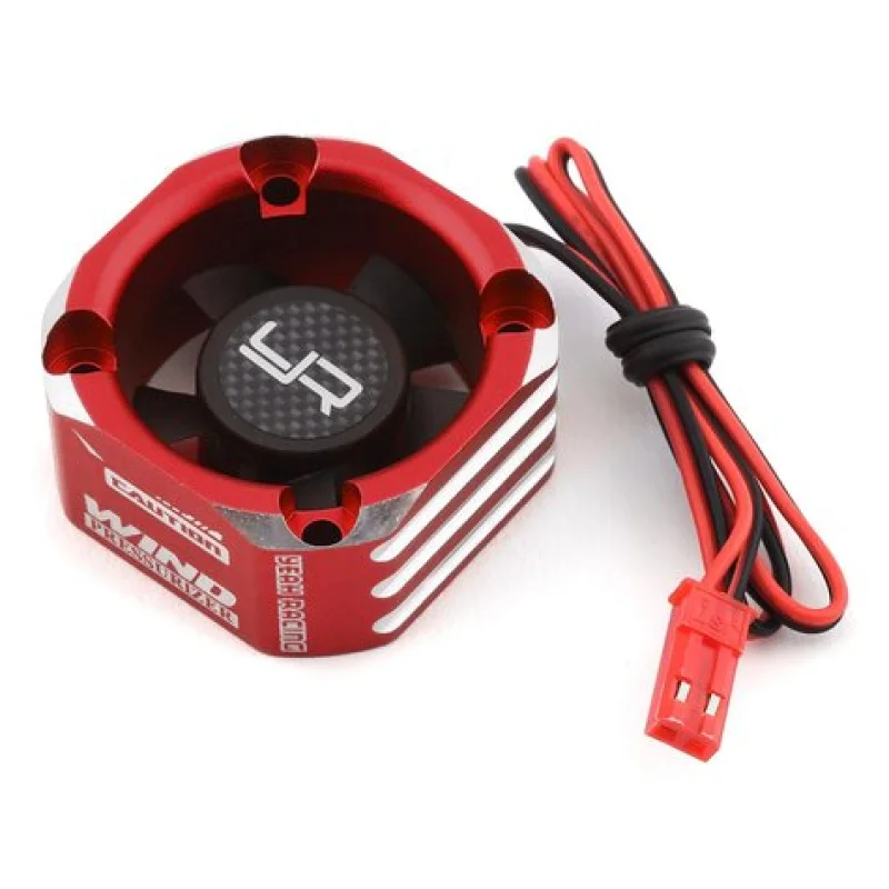 Yeah Racing YEAYA0576RD 30x30mm Aluminum Case Booster Fan (Red)