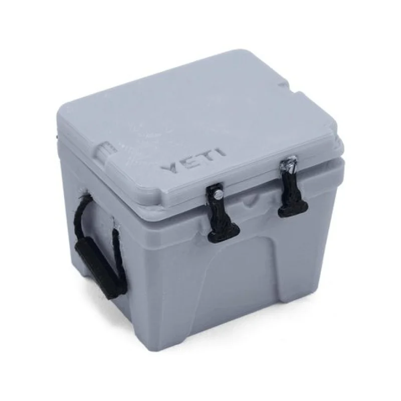 Yeti 35 Gal Cooler (Warm Grey) (Miniature Scale Accessory)