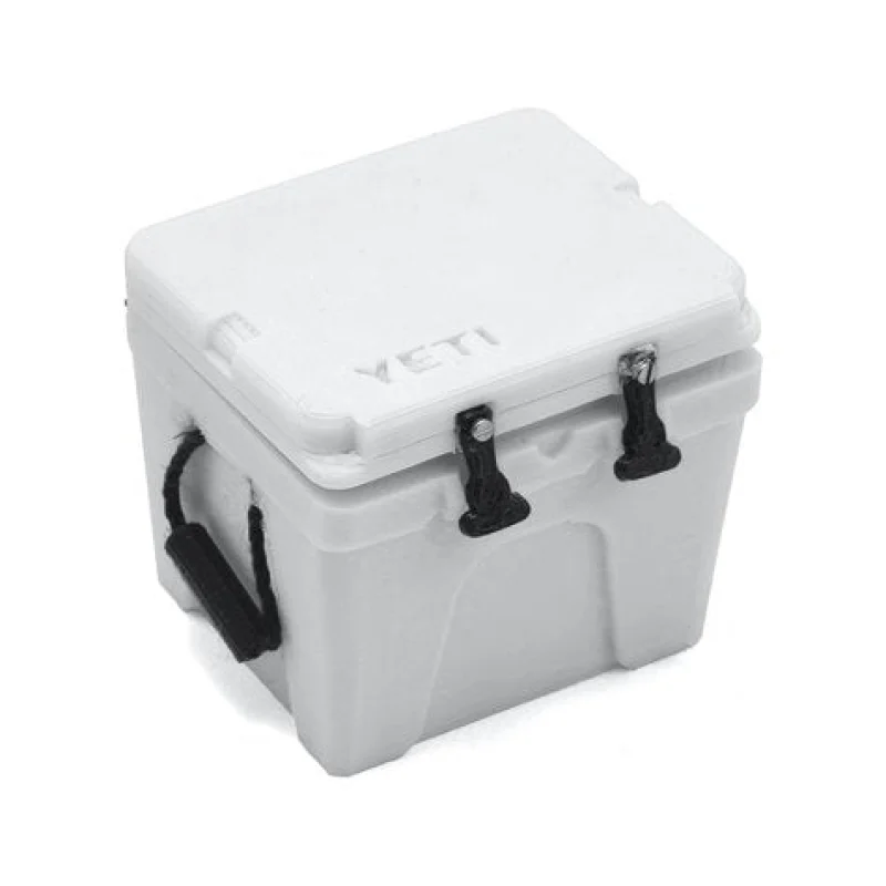 Yeti 35 Gal Cooler (White) (Miniature Scale Accessory)