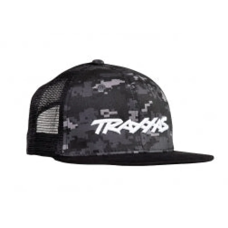 TRAXXAS LOGO HAT FLAT BILL CAMO
