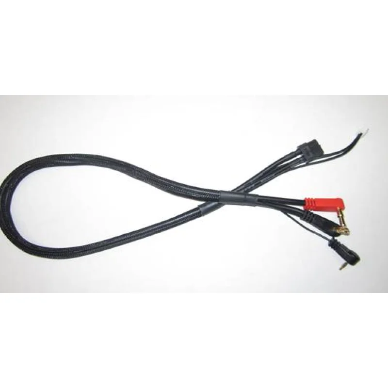 XT60 2S Charge Cable w/4mm & 5mm Bullet Connector (2′) (iCharger/iSDT)