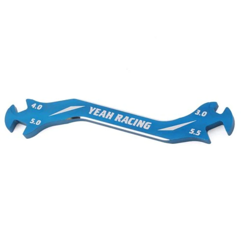 Yeah Racing YEA-YT-0197BU Aluminum Turnbuckle Wrench (Blue) (3, 4, 5, 5.5mm)