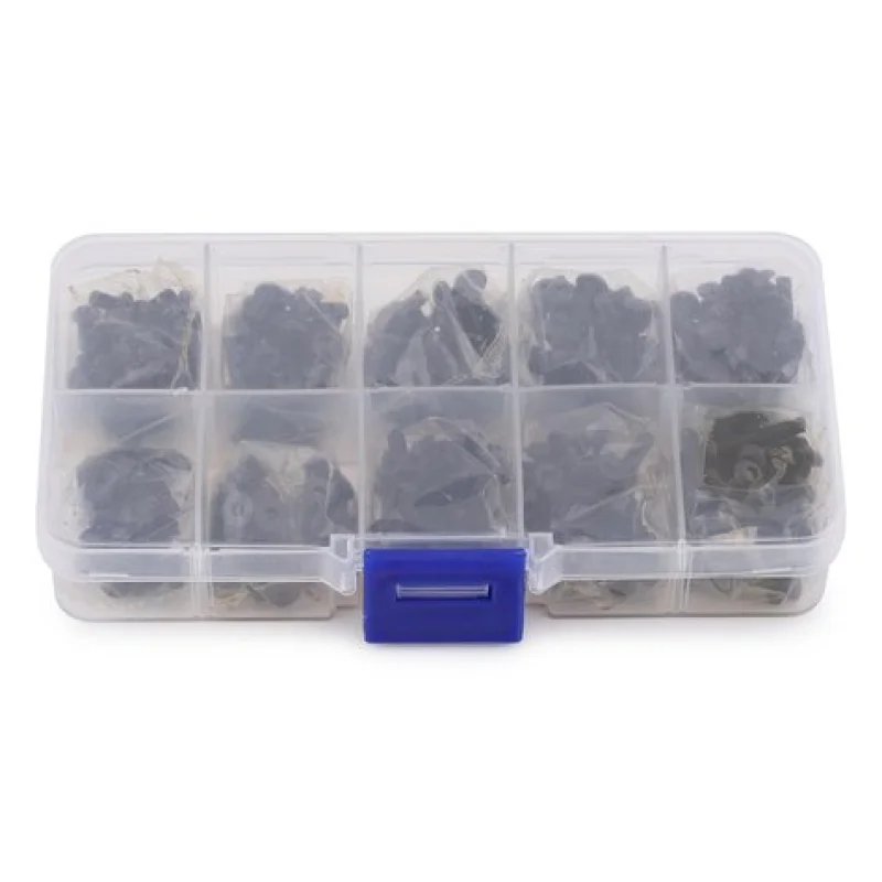 Yeah Racing YEASSS300 3mm Carbon Steel Screw Set w/Case (300) (Flat Head/Button Head)