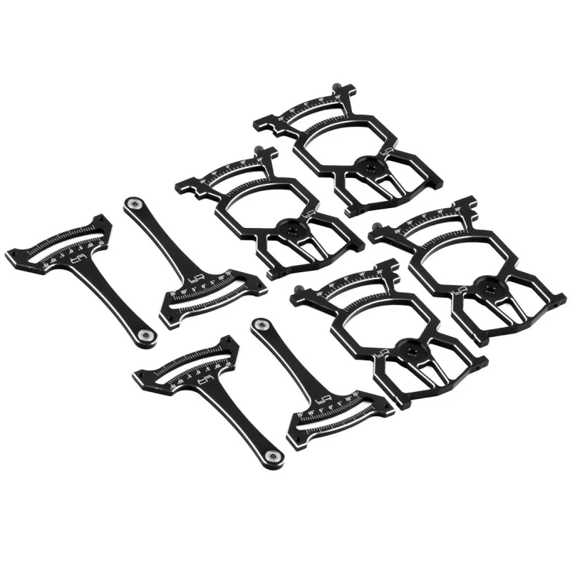 Yeah Racing YEA-YT-0140BK 1/10 Aluminum Universal On Road Setup Station (Black) (V3)