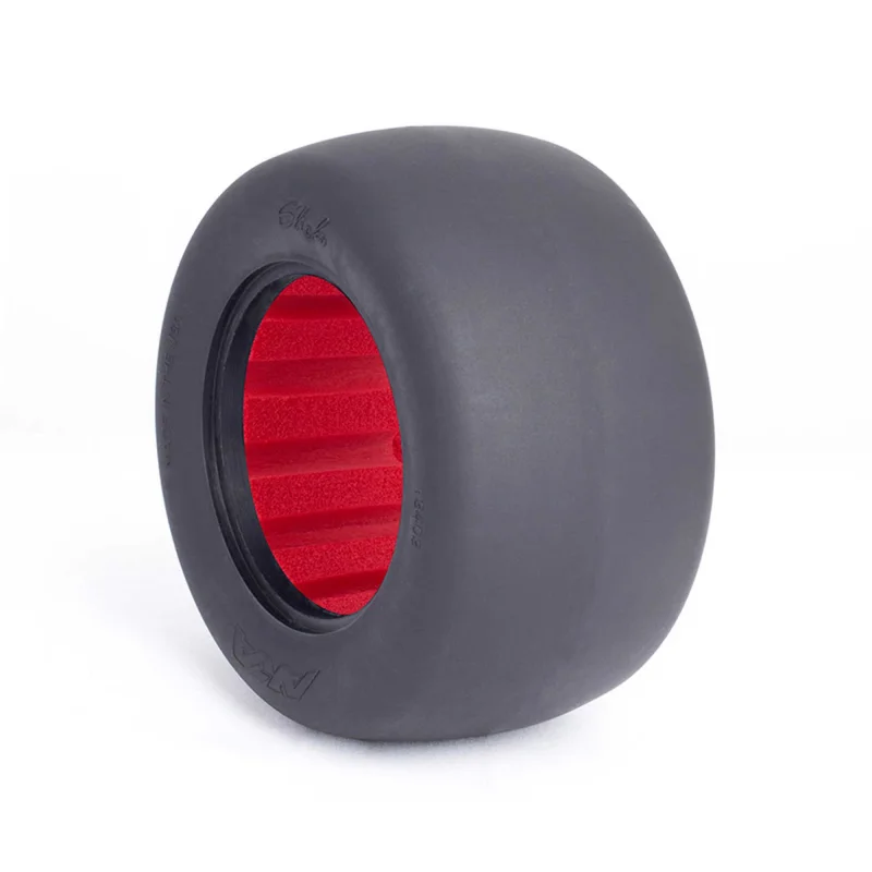 1/10 Stadium Truck Slick SSLW Tire w/Red Insert(2)