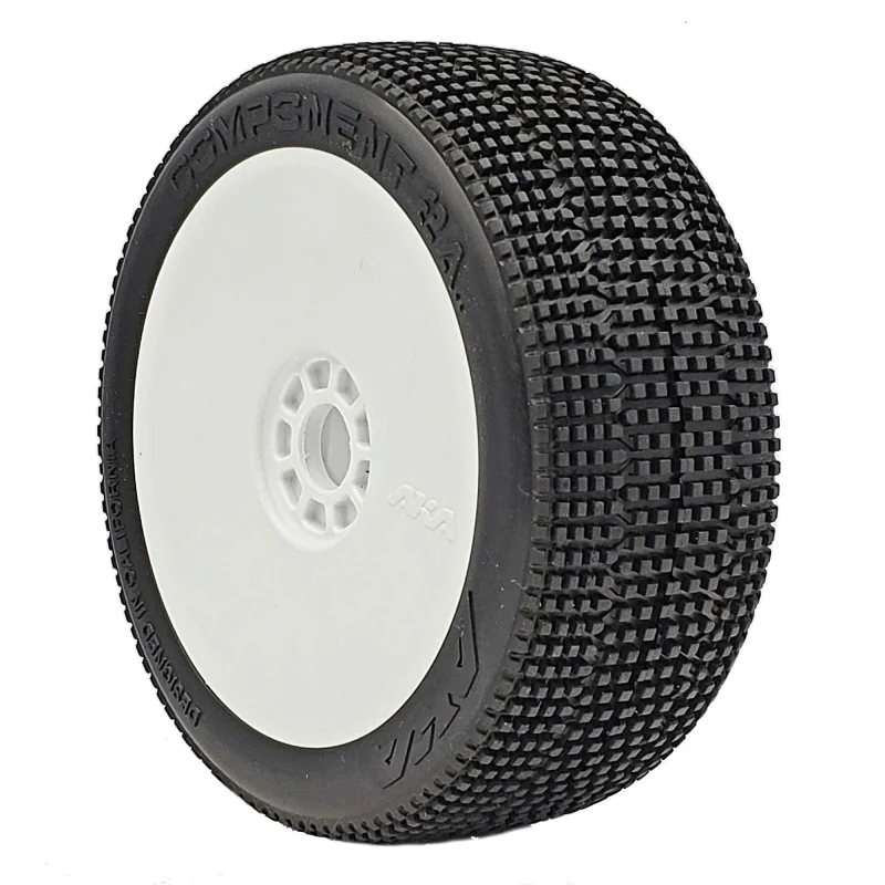 1:8 BUGGY COMPONENT 2AB EVO WHEEL PRMT WHT MLW (2)