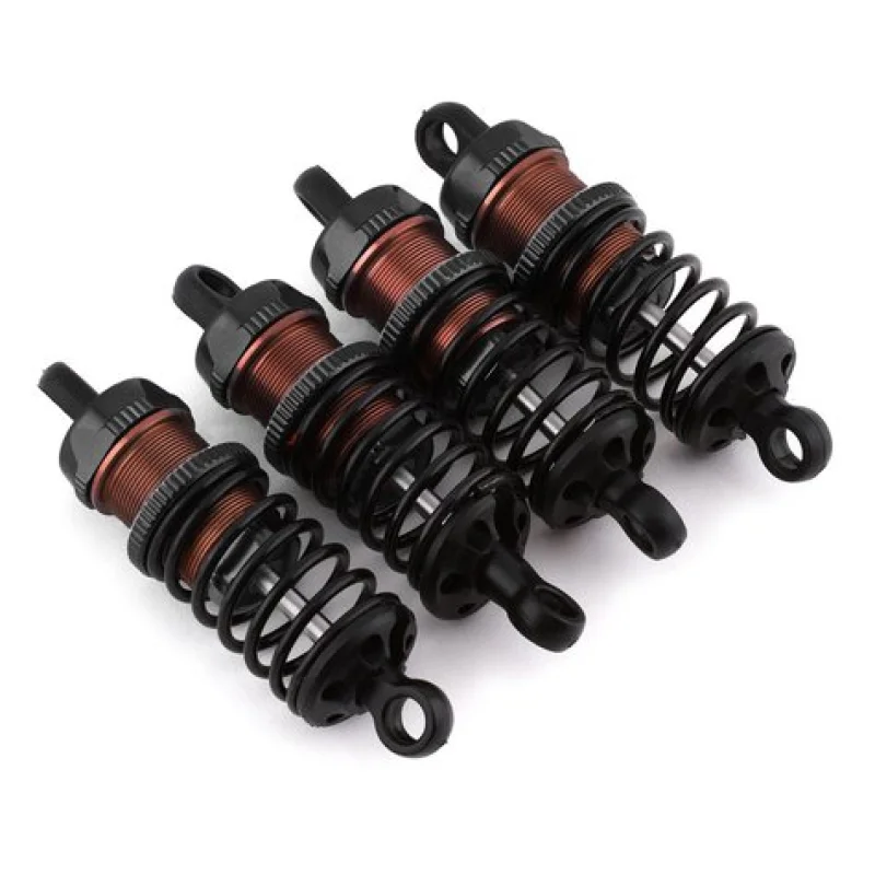 Yeah Racing YEABBG0060BK Aluminum Go Big Bore Touring Shocks (Black) (4) (60mm)