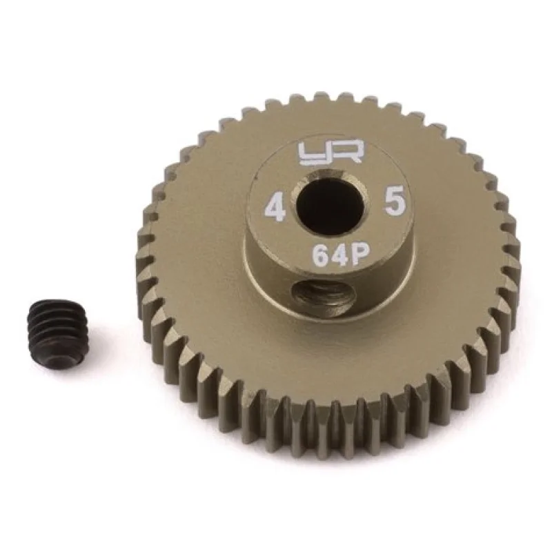 Yeah Racing YEA-MG-64045 64P 45T Hard Coated Aluminum Pinion Gear