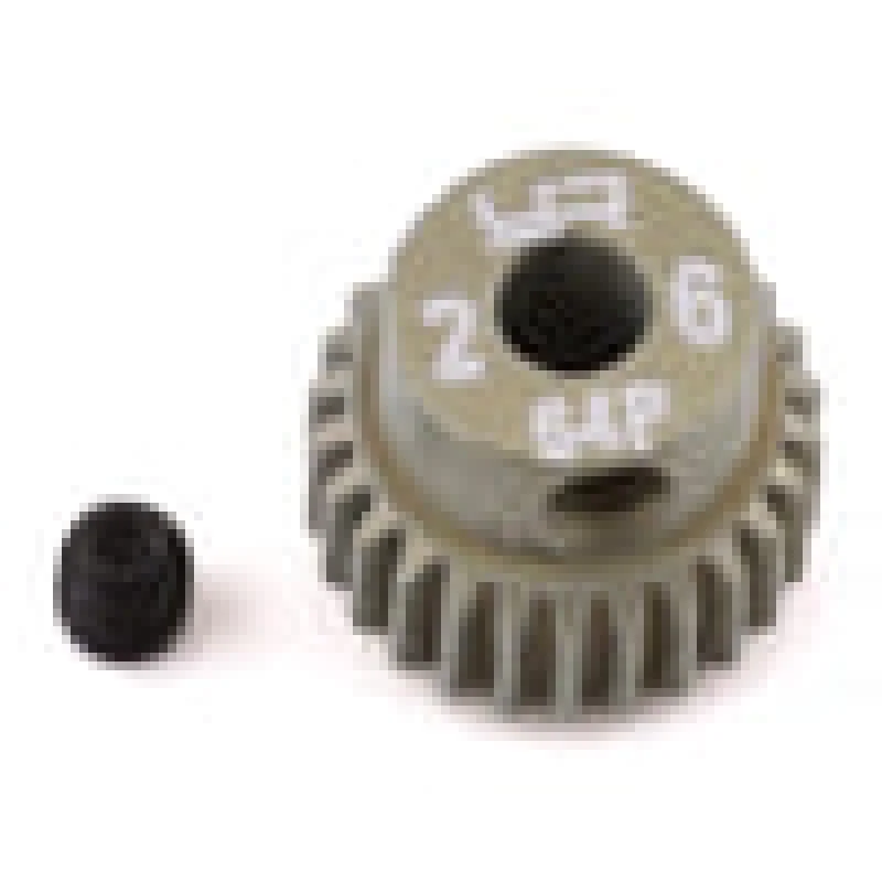 Yeah Racing YEAMG64026 64P Hard Coated Aluminum Pinion Gear (26T)