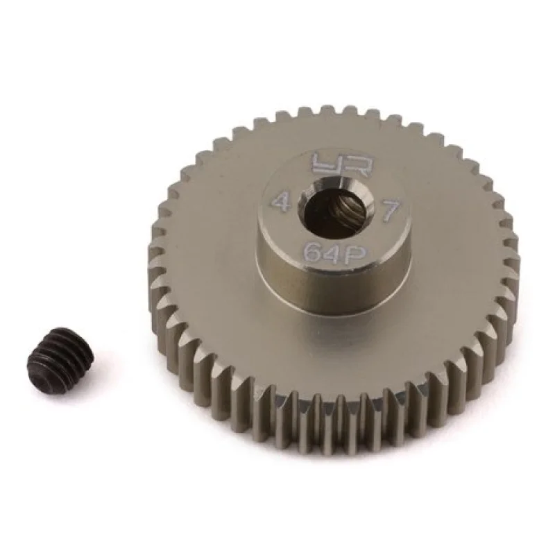 Yeah Racing YEAMG64047 64P Hard Coated Aluminum Pinion Gear (47T)