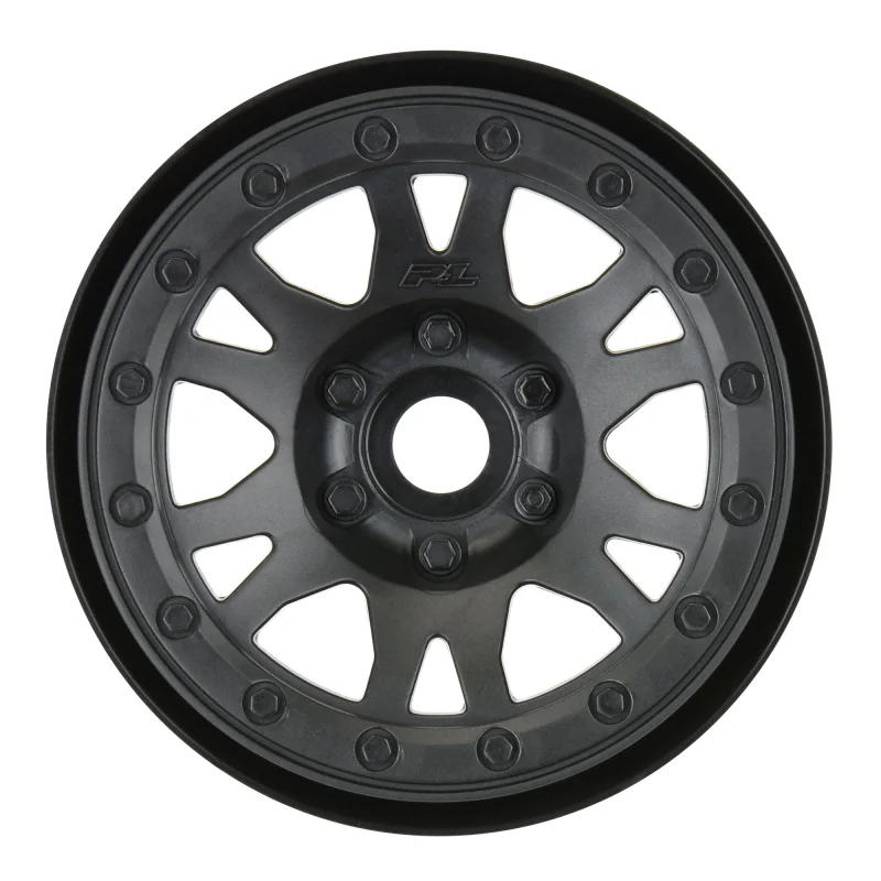 1/10 Impulse F/R 2.2″ 12mm Crawler Wheels (2) Black