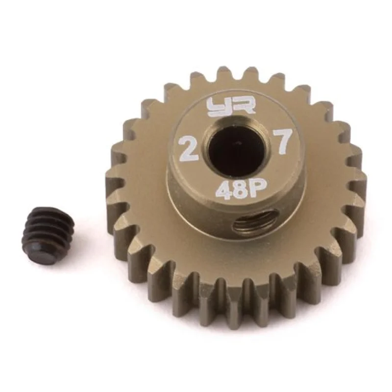 Yeah Racing YEAMG48027 48P Hard Coated Aluminum Pinion Gear (27T)