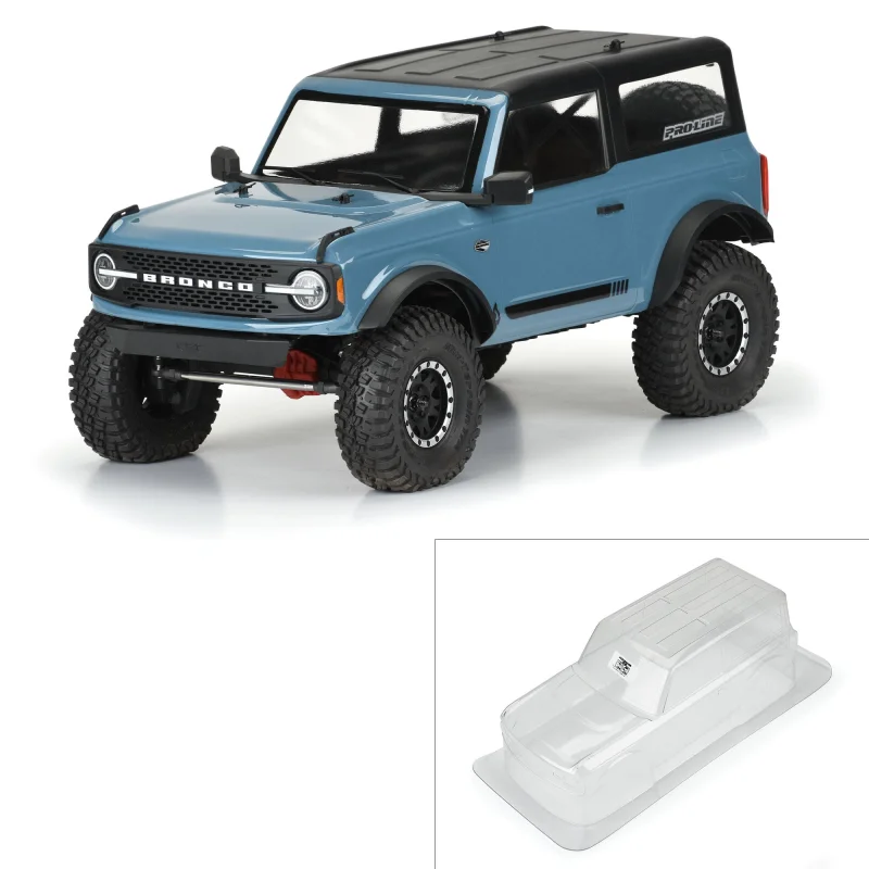 1/10 2021 Ford Bronco Clear Body Set 11.4″ Wheelbase: Crawlers