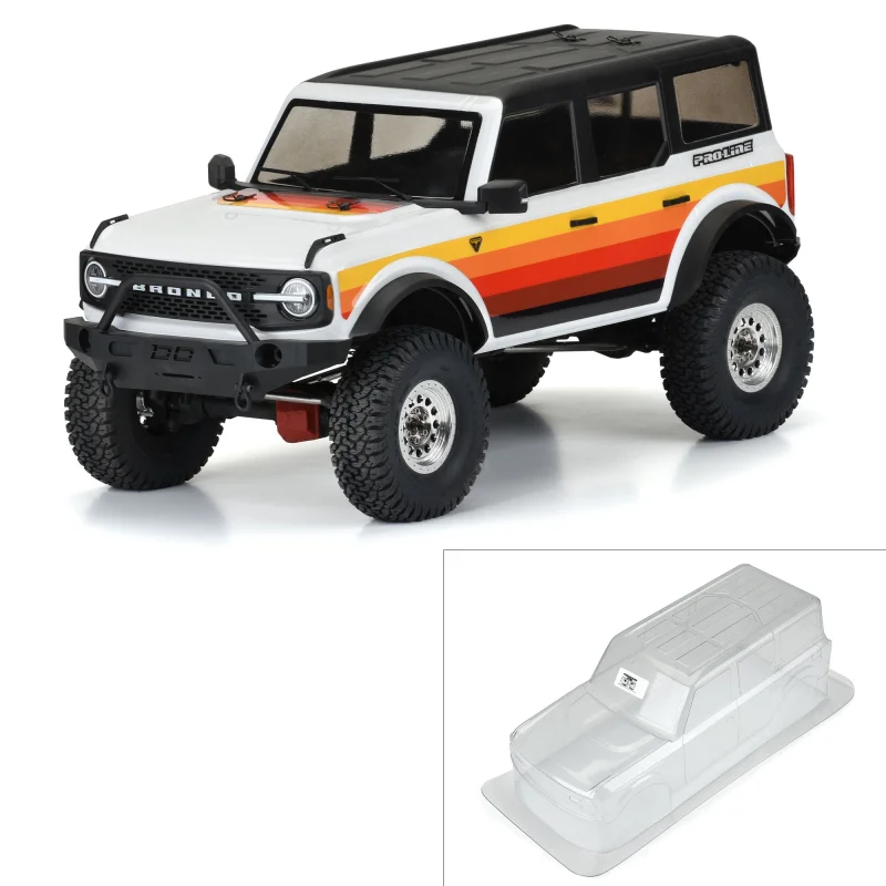 1/10 2021 Ford Bronco Clear Body Set 12.3″ Wheelbase: Crawlers