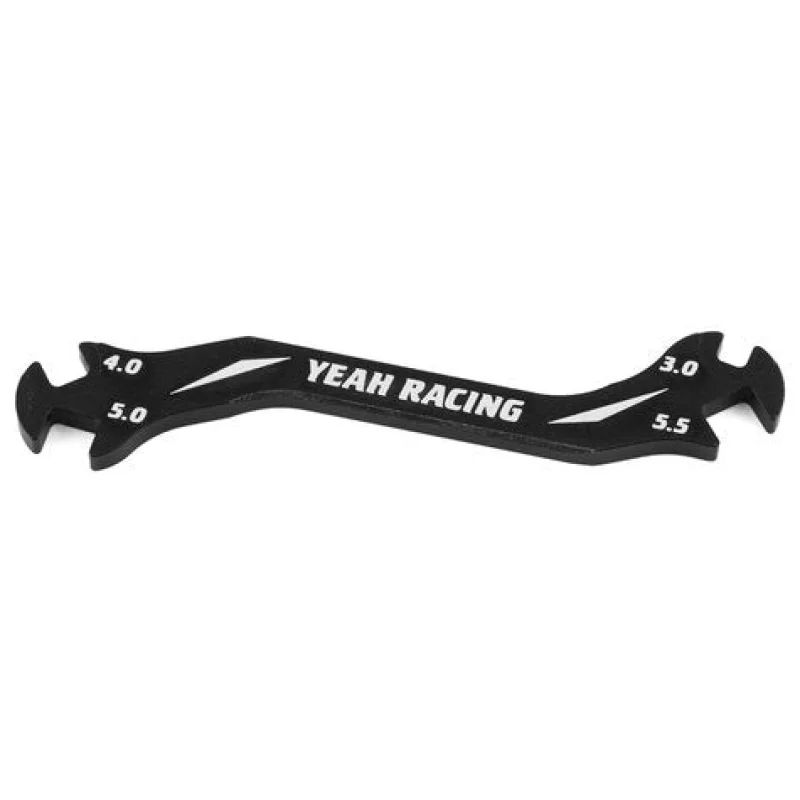 Yeah Racing YEA-YT-0197BK Aluminum Turnbuckle Wrench (Black) (3, 4, 5, 5.5mm)