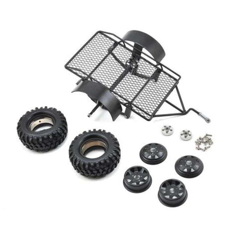 Yeah Racing YEAYA0405 1/10 Scale Aluminum Leaf Spring Hitch Mount Crawler Trailer